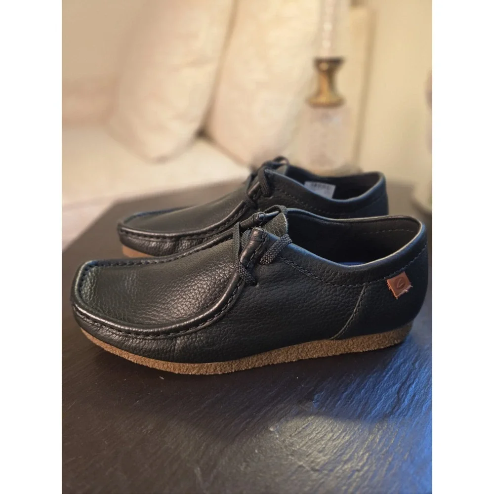 Clarks Men's Shacre II Run Beeswax Black Leather Shoes Sz 10 NEW! $120